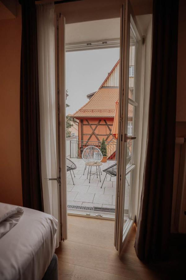 Hotel Gasthaus Zur Sonne Dinkelsbühl Exterior foto